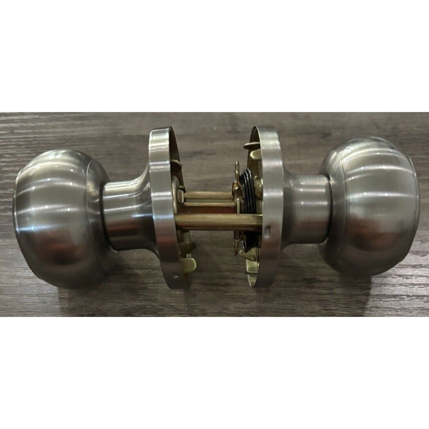 10 Pack Probrico Satin Nickel Passage Door Knobs Round Handles Hall Closet