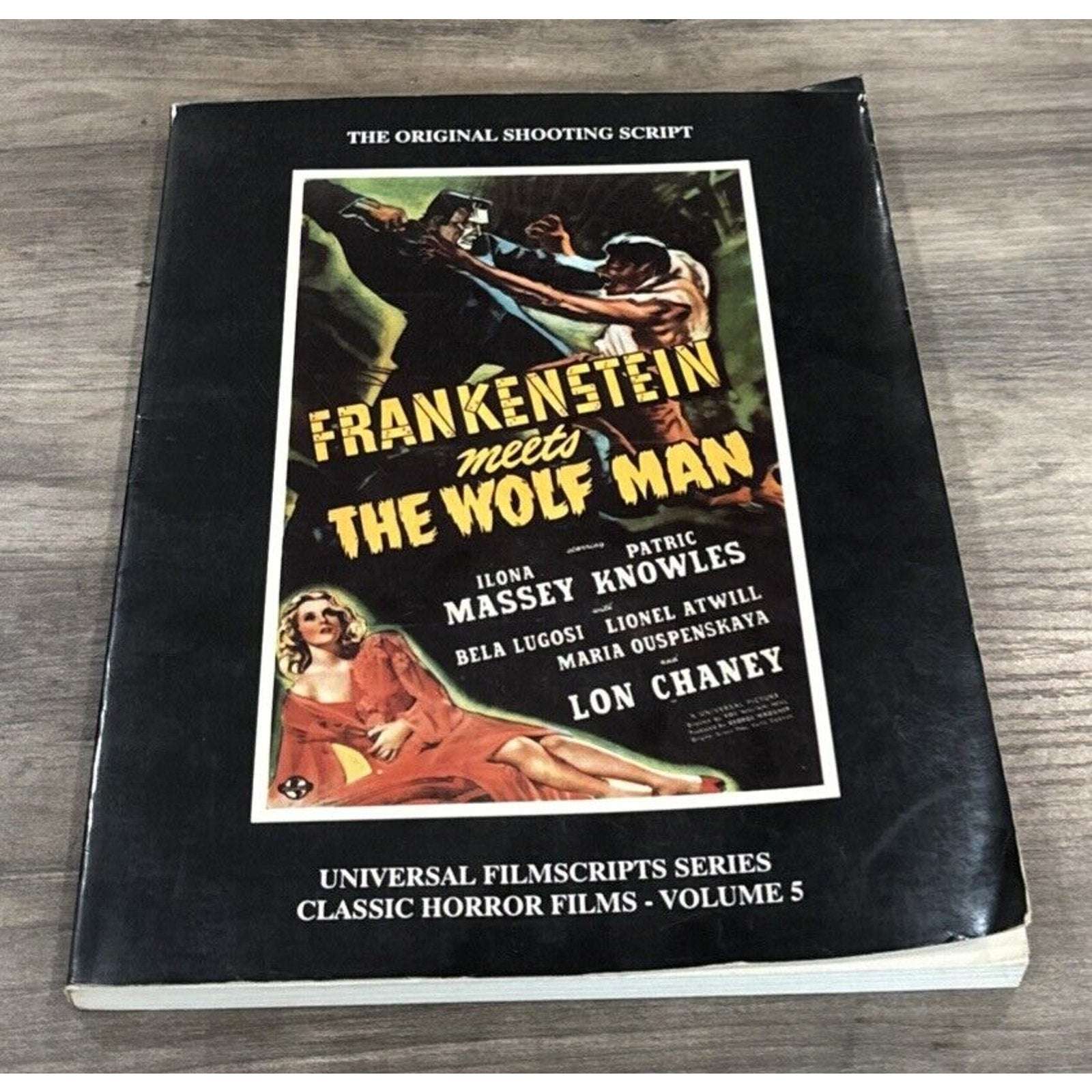 Frankenstein Meets The Wolf Man First Edition Original Shooting Script Universal