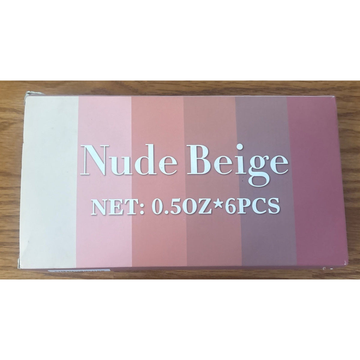 Double Rhythm 6 Pcs 15 ML Gel Polish Set(Pack of 6) Nude Beige Pink Neutral Rose