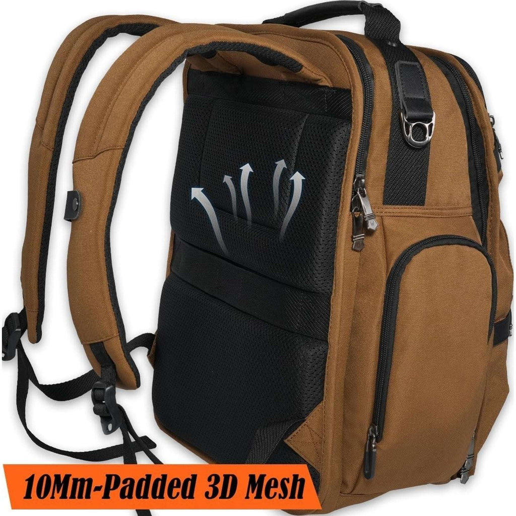 WELKINLAND 24H Work Backpack 28L, 17-Pockets, Durable & Professional, 16" Laptop