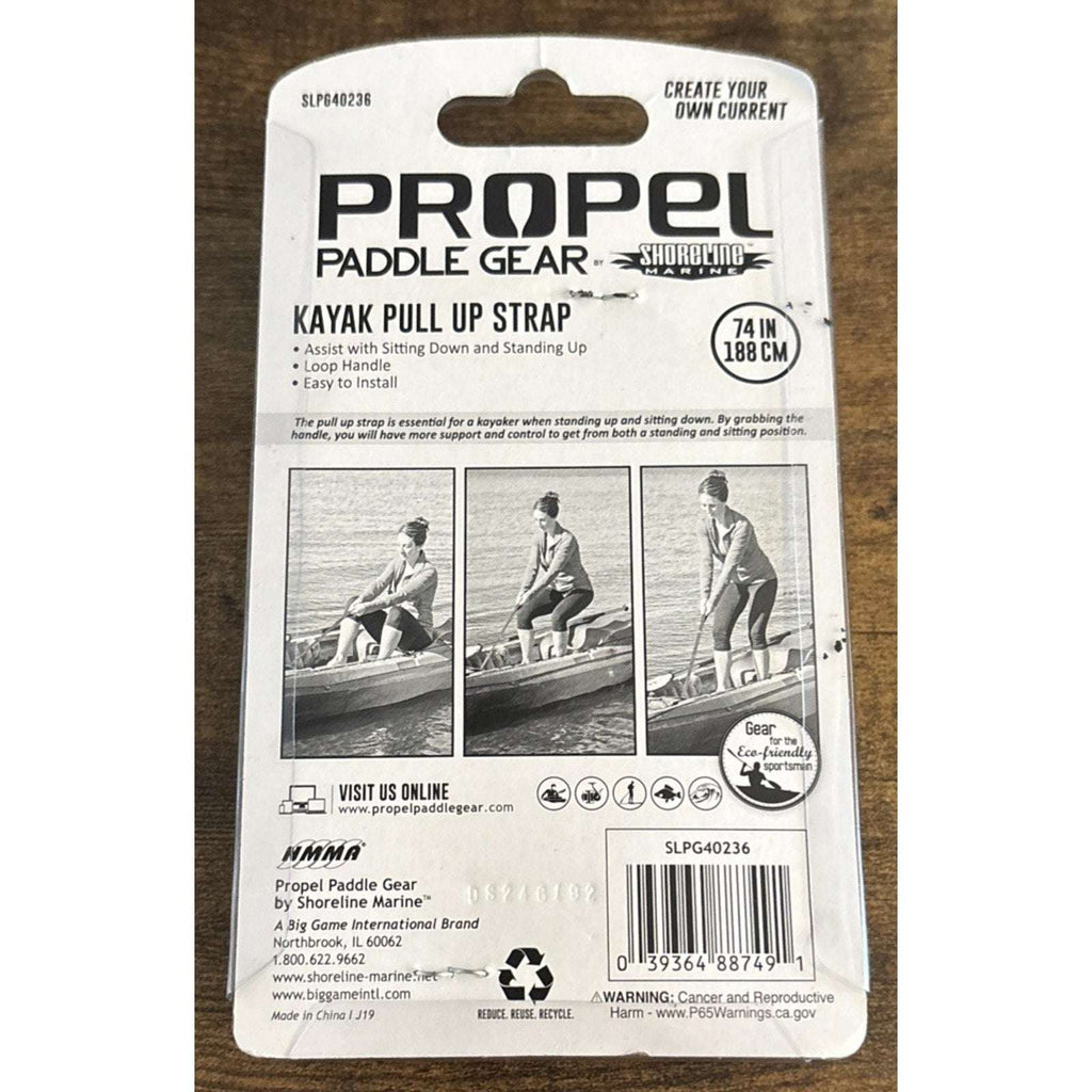 Propel Paddle Gear by Shoreline KAYAK Canoe Stand Up / Sit Down Assist Strap