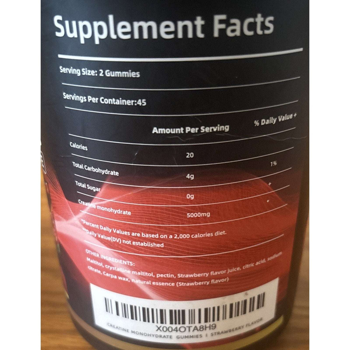 2x Happyummmm Creatine Monohydrate Gummies 5g & 5000MG Variety Pack Exp 6/27