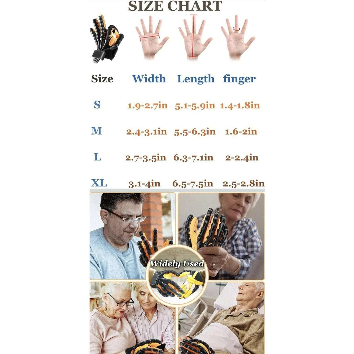 Rehabilitation Robot Gloves, Training Glove Hand Finger Right L