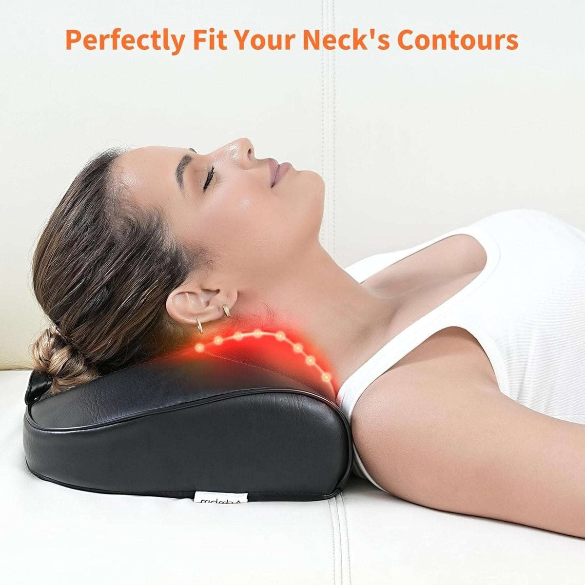 Shiatsu Back & Neck Massager 4D Kneading Deep Tissue Massage Pillow w/ Heat NEW