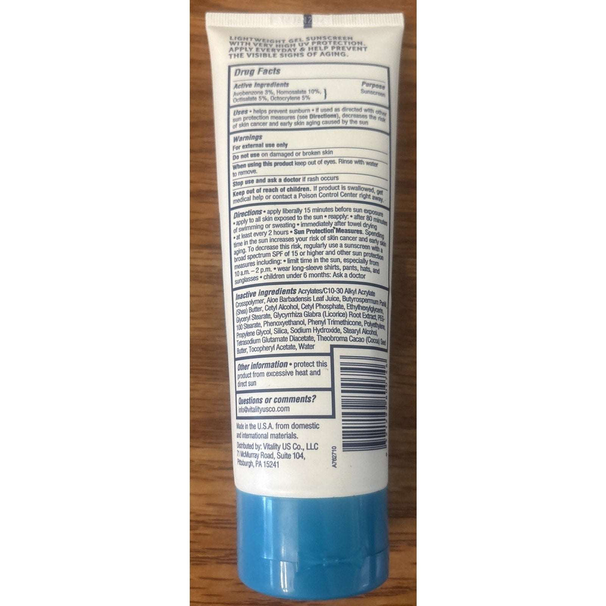 Cancer Council Everyday Active Gel Sunscreen SPF50+ Dry Touch Waterproof 5 oz