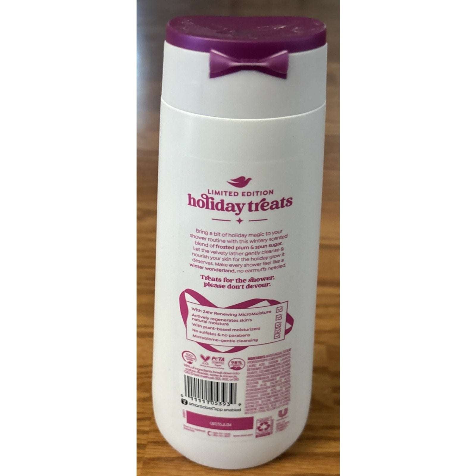 Dove Holiday Treats Limited Edition Body Wash - Frosted Plum Berry - 20 FL OZ