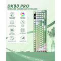 Womier DK98Pro 96% Wireless Tri-Mode RGB Smart Membrane Keyboard MultiMedia Knob