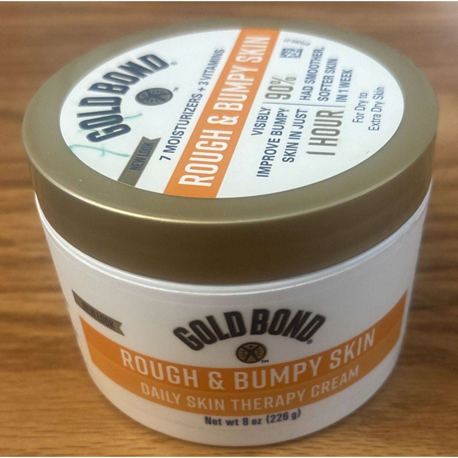 Gold Bond Rough & Bumpy Skin Daily Therapy Cream 8oz 7 Moisturizers + 3 Vitamins