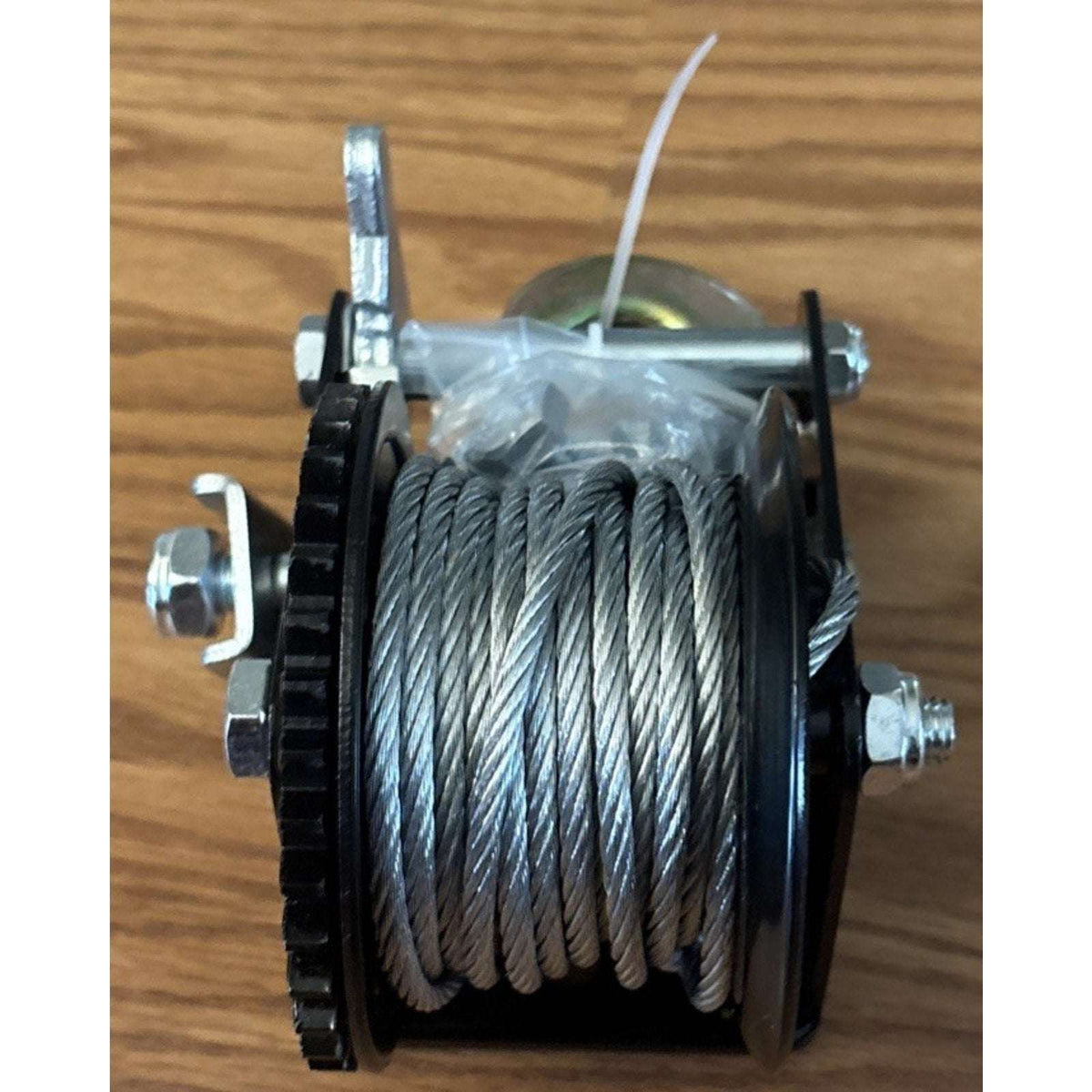 800LBS Hand Crank Winch 26FT Cable Towing ATV Boat Trailer 2-Way Ratchet 3.2:1