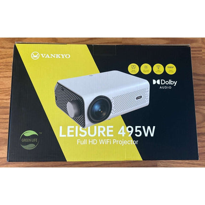 VANKYO Leisure 495W Native 1080P Projector Full HD 5G WiFi Video Bluetooth Dolby