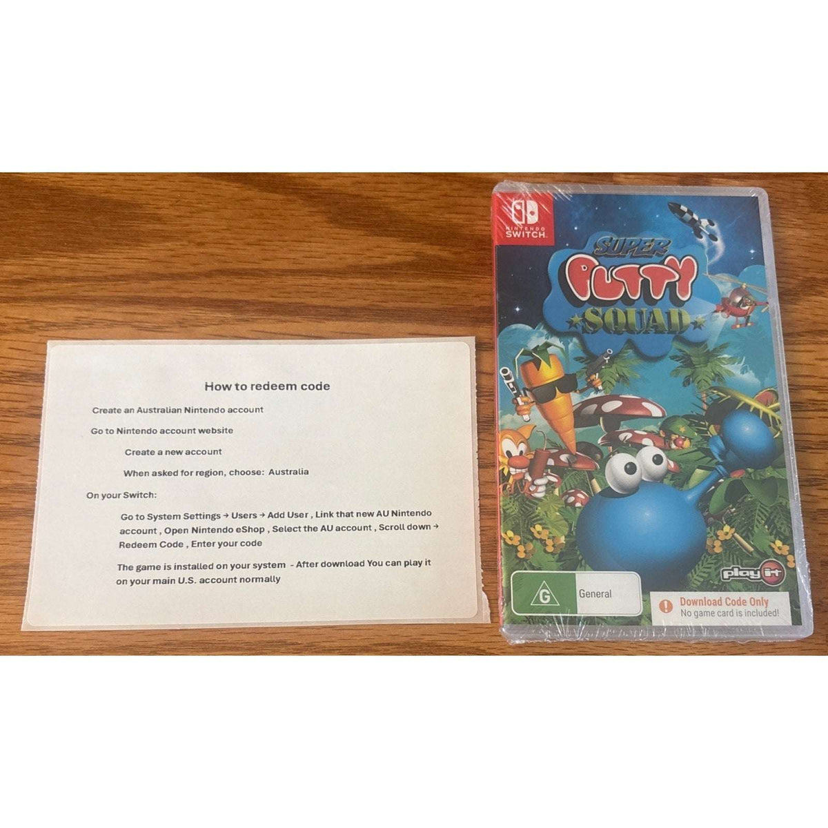Super Putty Squad (Nintendo Switch) Brand New Sealed