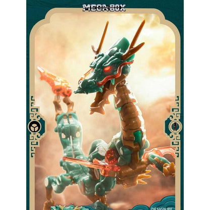 52toys Beastbox MB-14 Chinese Dragon Green Gold Ver. Action Figure MegaBox