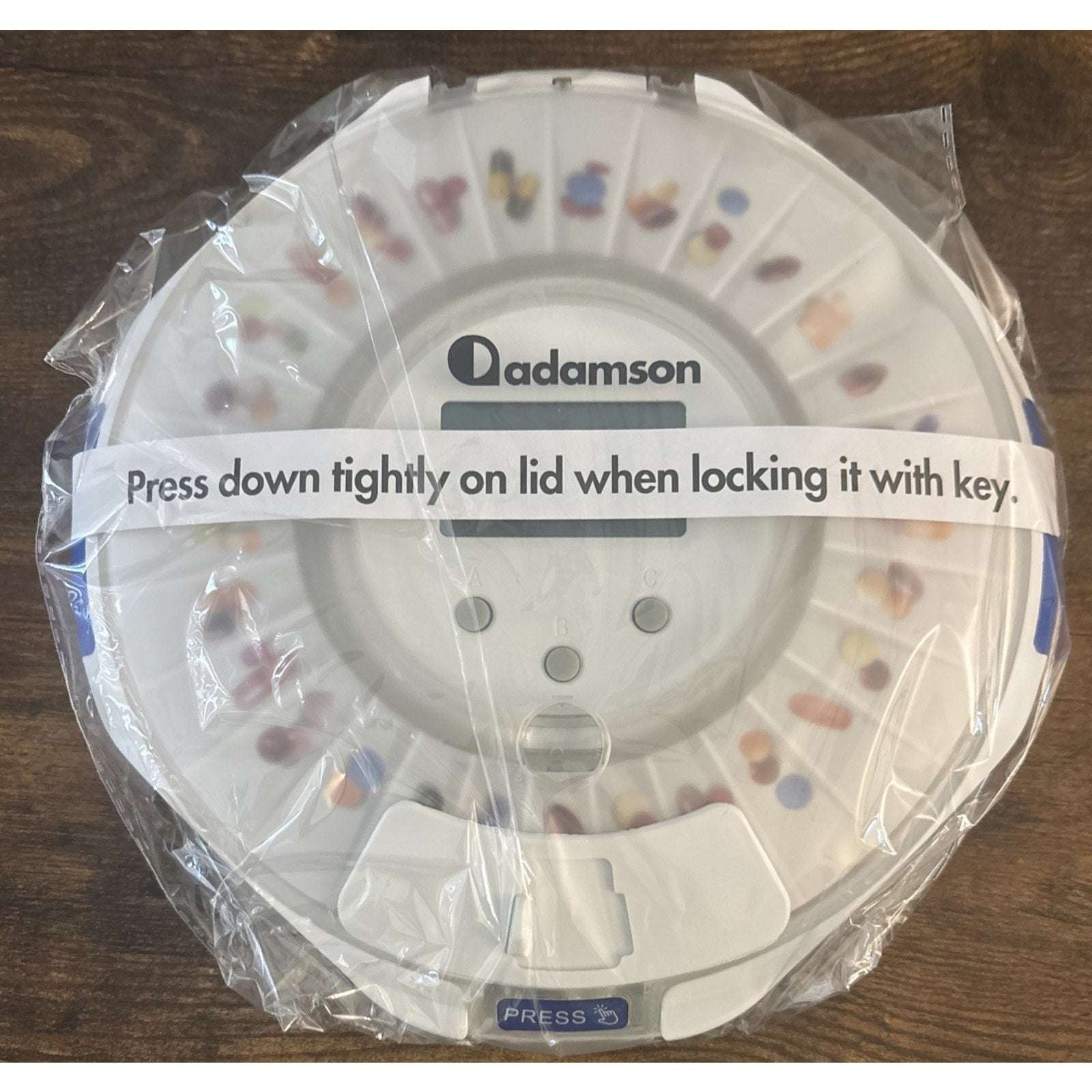 Adamson TimelyMed Smart Pill Dispenser Machine w/ Alarm, WiFi App, Lock (NEW)