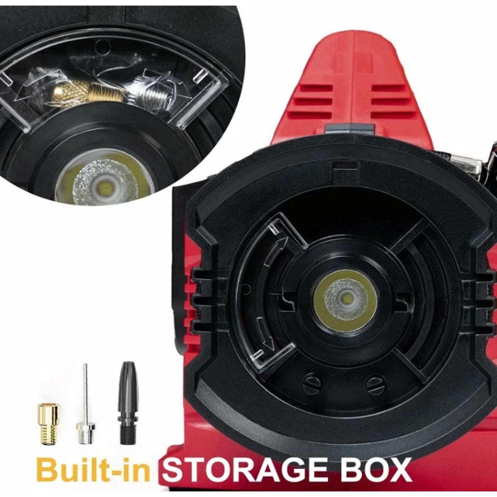 160PSI Portable Tire Inflator/Deflator Compatible with Milwaukee 18V Battery