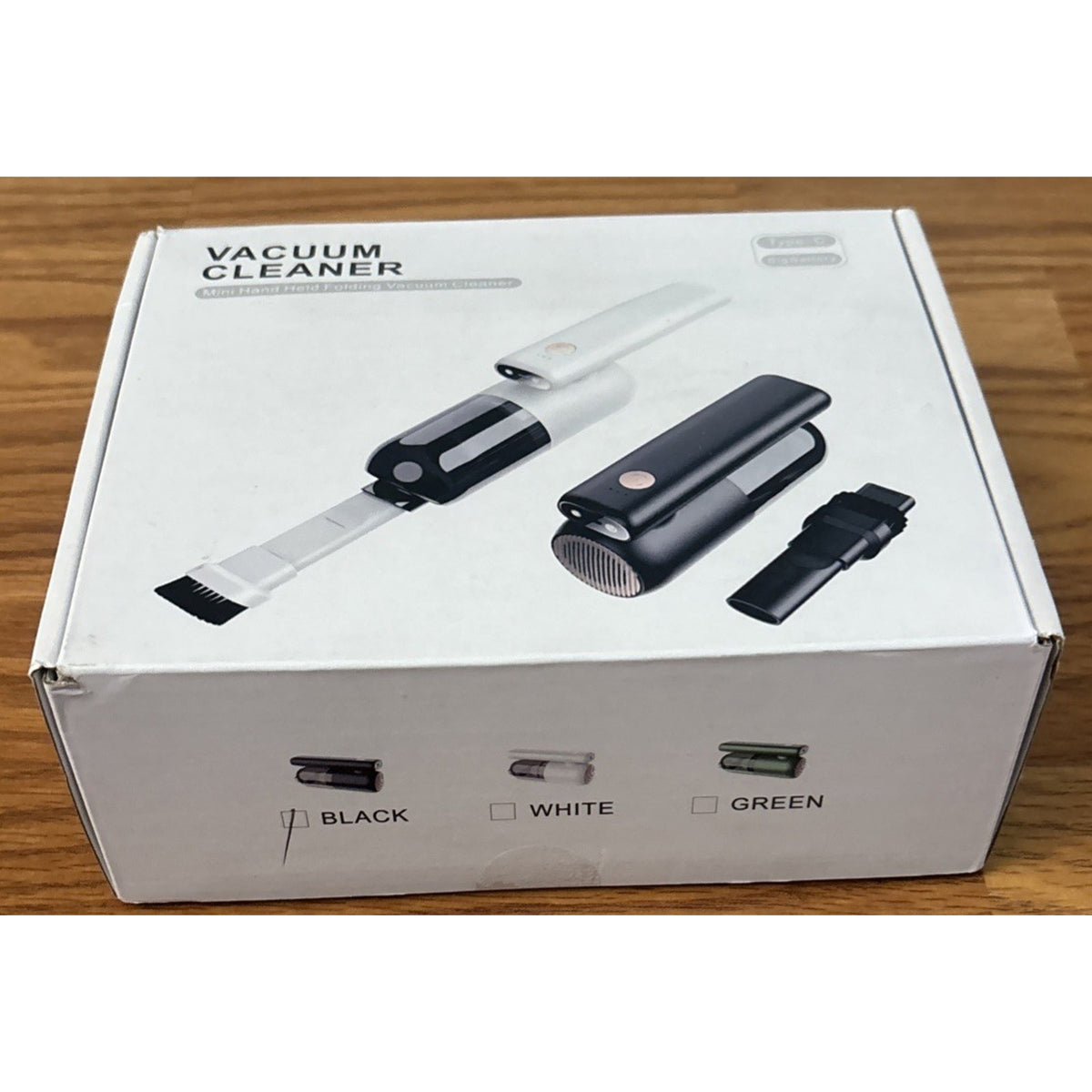 TESLA Handheld Cordless Vacuum Car Auto Home Folding w Dual LED Light High Power