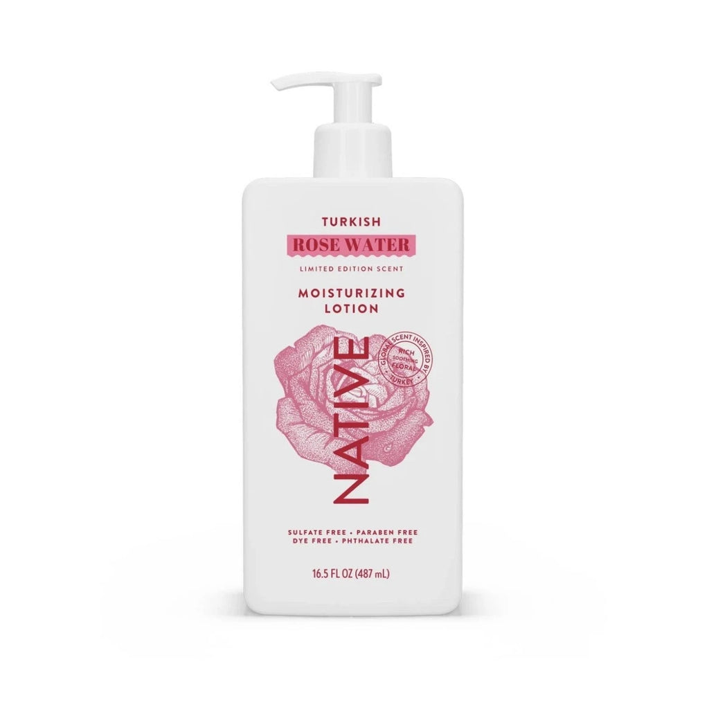 Native Turkish Rose Water Limited Edition Moisturizing Lotion - 16.5 fl oz - NEW