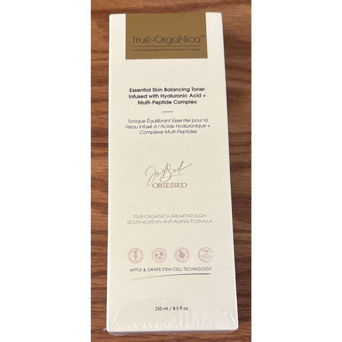 True-OrgaNica Anti-Aging Balancing Toner Hyaluronic Acid +Multi-Peptide Complex