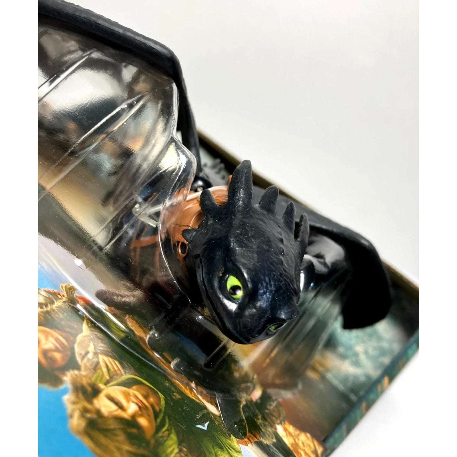 How to Train Your Dragon Toothless + Hiccup Action Figure Feel Real Dragon Wings