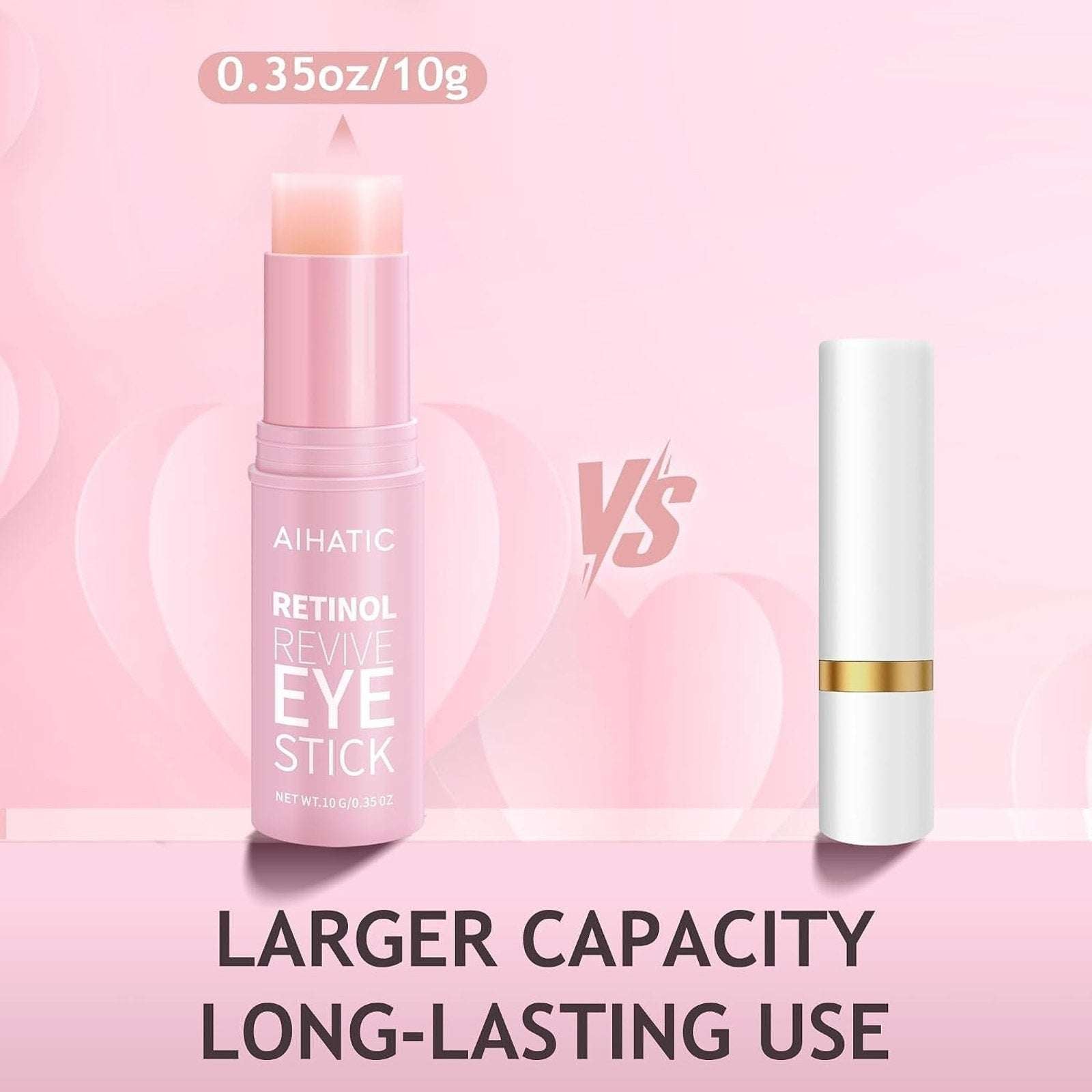 AIHATIC Retinol Revive Caffeine Hydrating Smoothing Eye Stick 10g w/ Hyaluronic