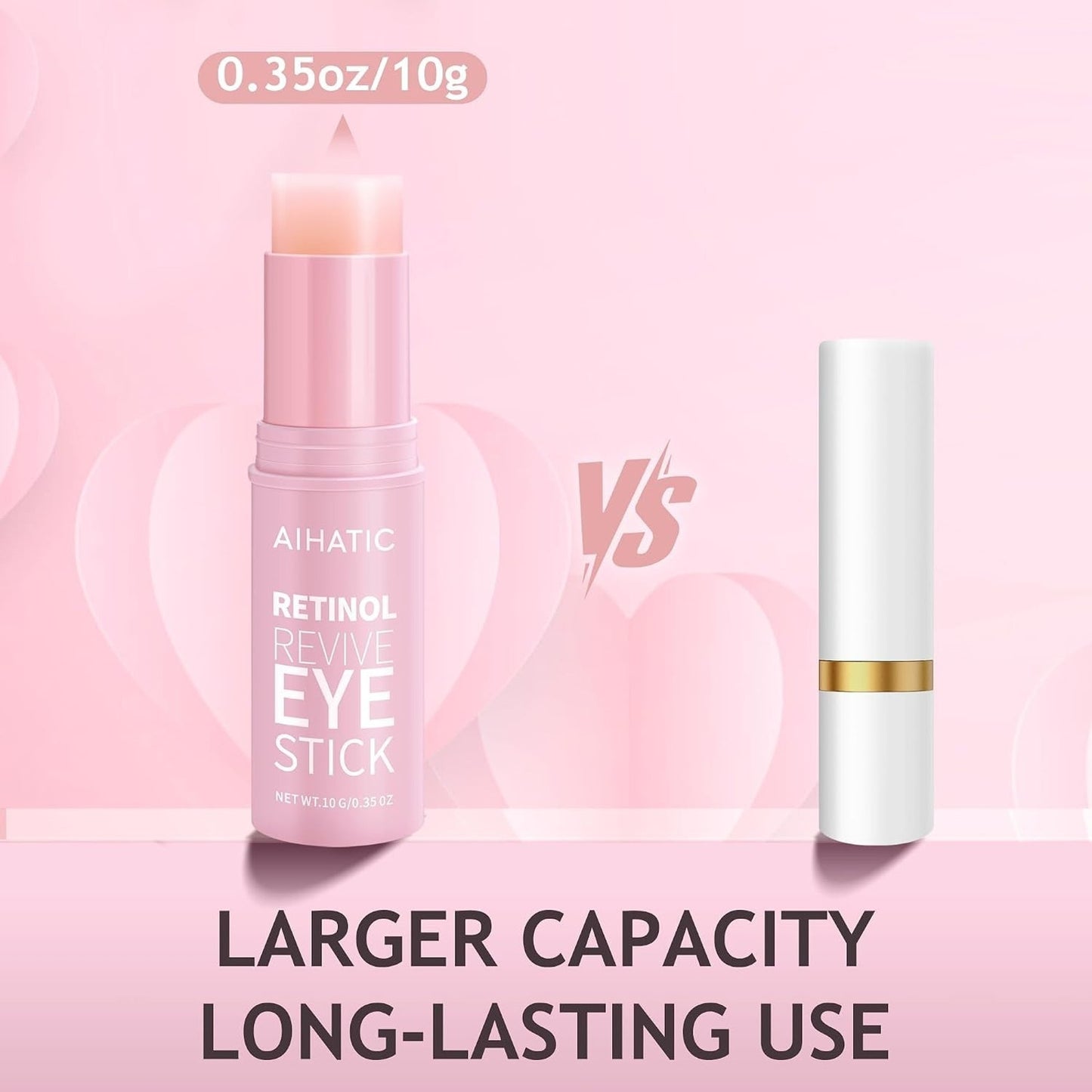 AIHATIC Retinol Revive Caffeine Hydrating Smoothing Eye Stick 10g w/ Hyaluronic