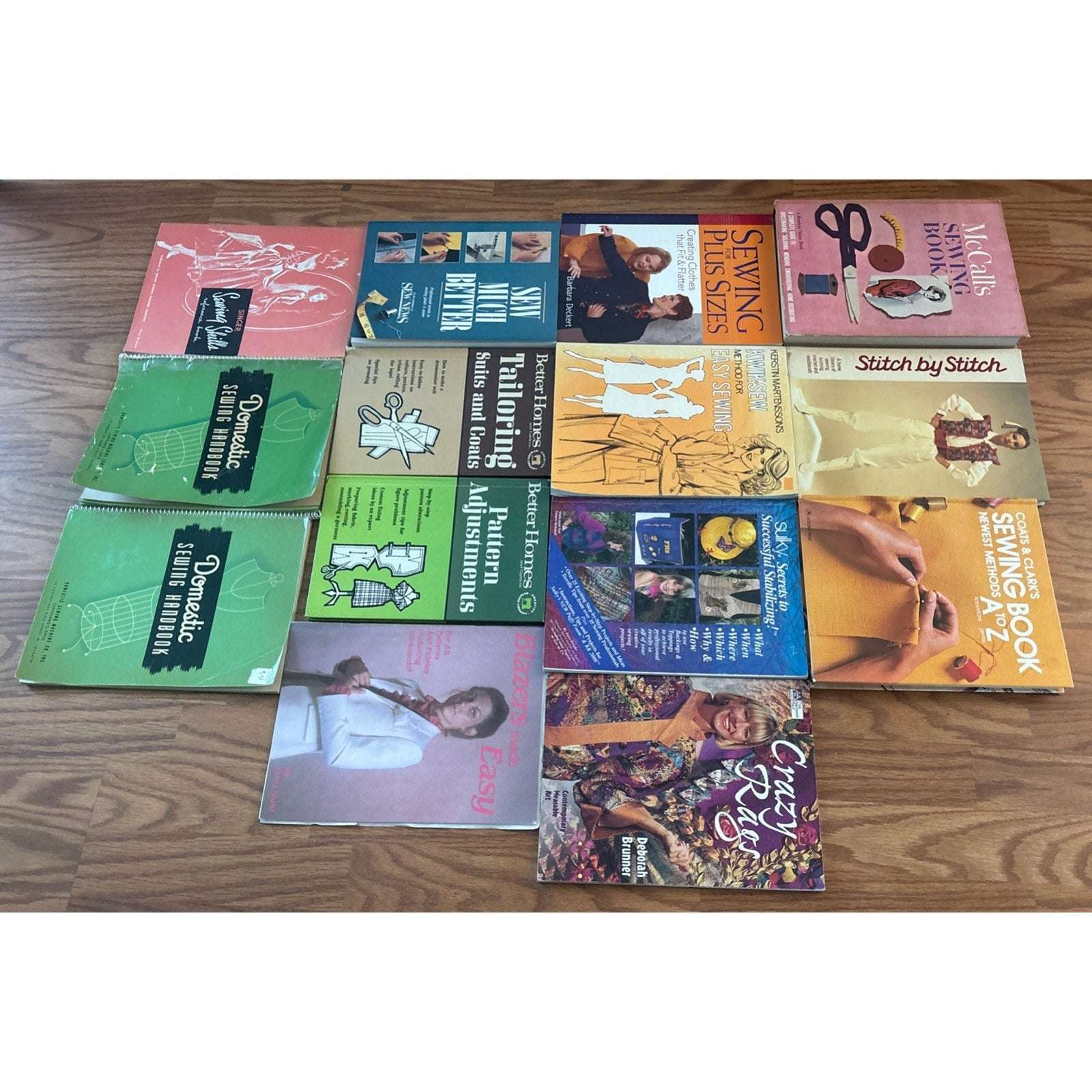 14 Vintage Sewing Books Better Homes and Gardens, Singer, McCall's, Stitch By St