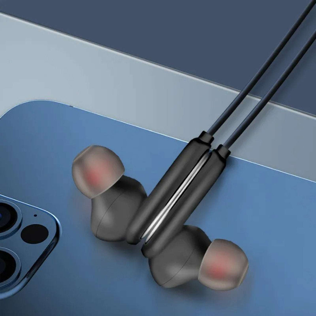 Bluetooth Headphones Neckband, Retractable Headset Wireless Sports Earbuds Noise