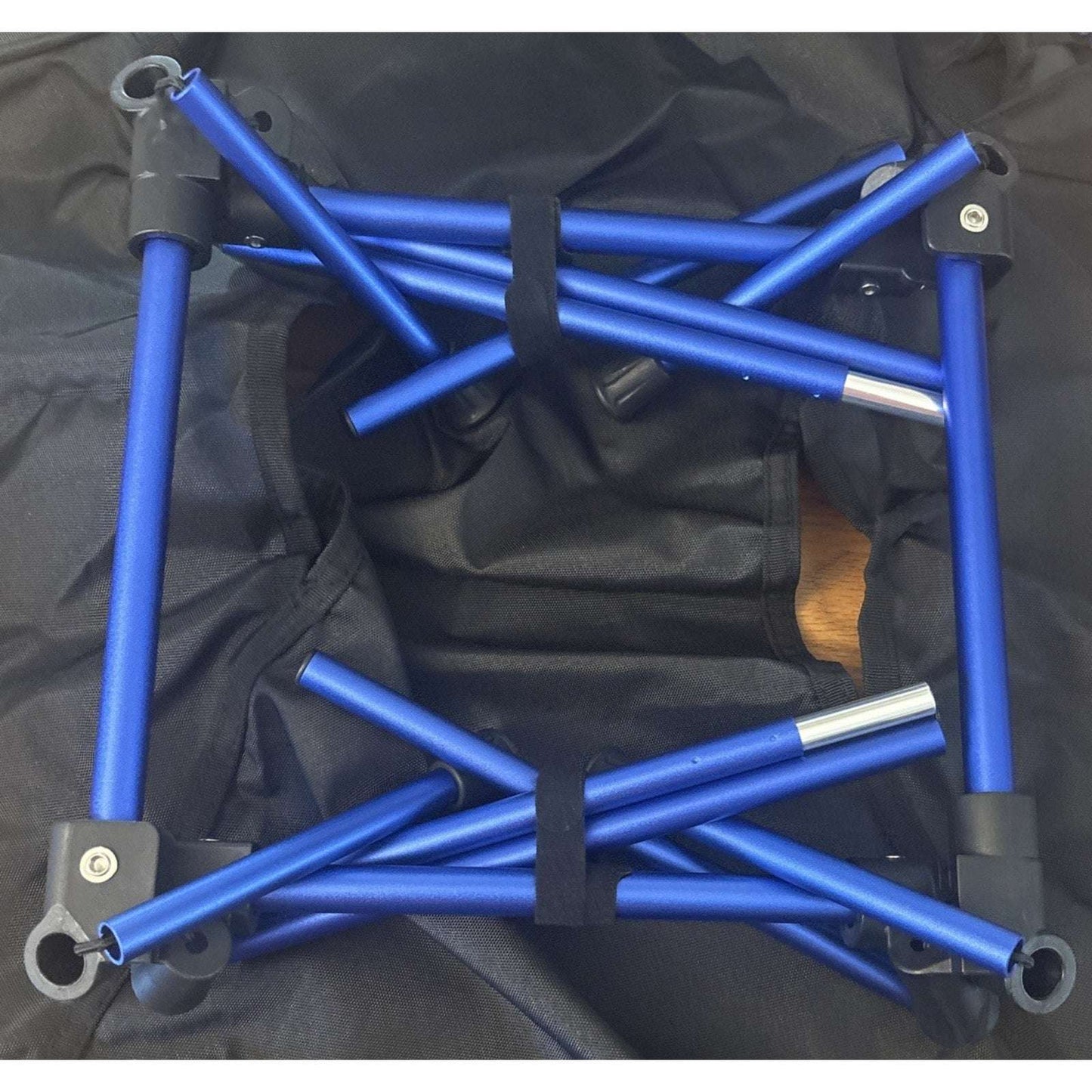 MOON LENCE PORTABLE FOLDING Beach Camping Lawn CHAIRS W/ SIDE POCKETS, SET OF 2