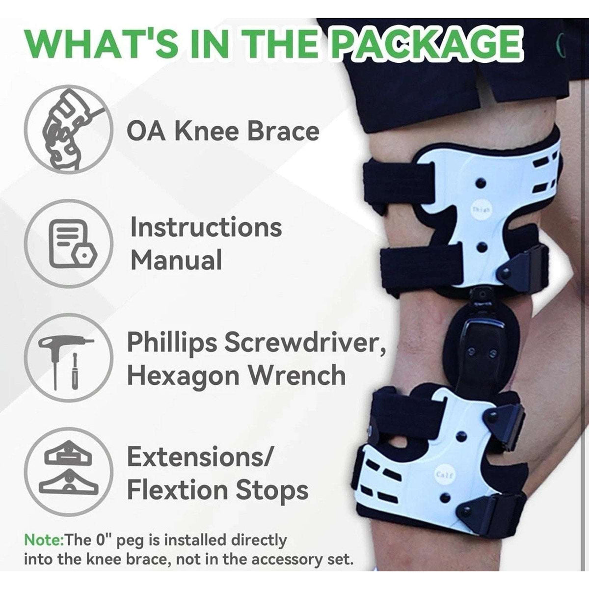 Orthomen OA Unloader Right Knee Brace One Size For Pain Osteoarthritis Support