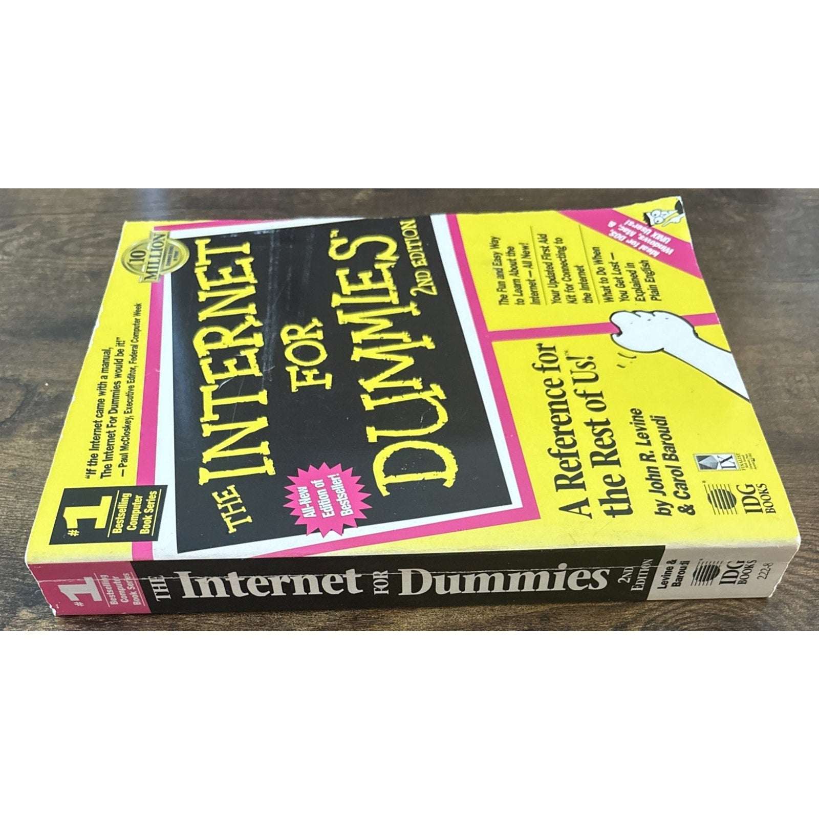 Internet for Dummies 2nd Edition Carol Baroudi and John R. Levine 1994 - Vintage