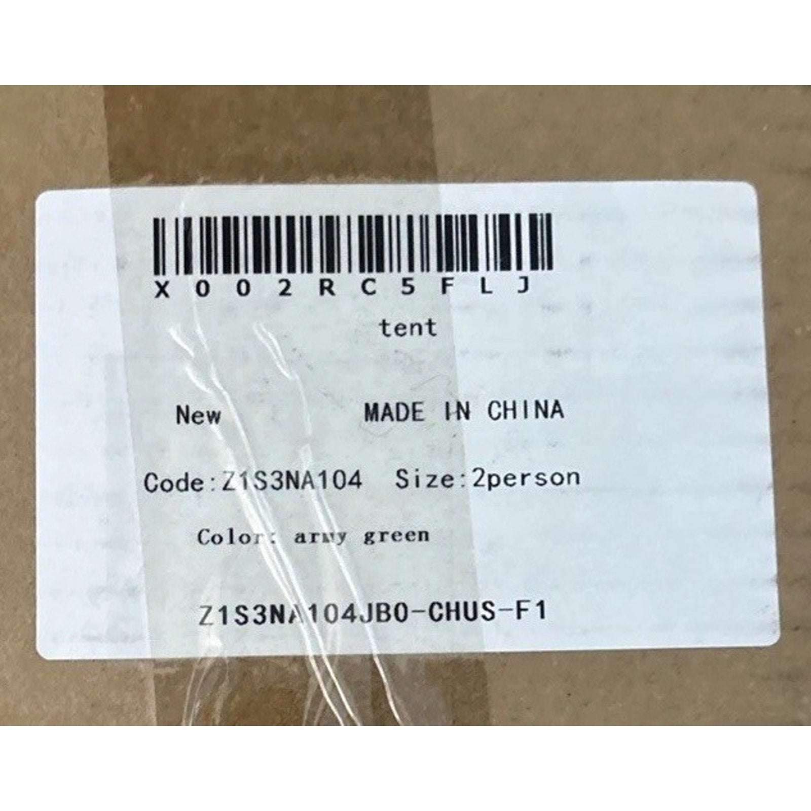 CAMEL CROWN Camping Tent Green/Grey 2 Person Waterproof Lightweight Quick Setup