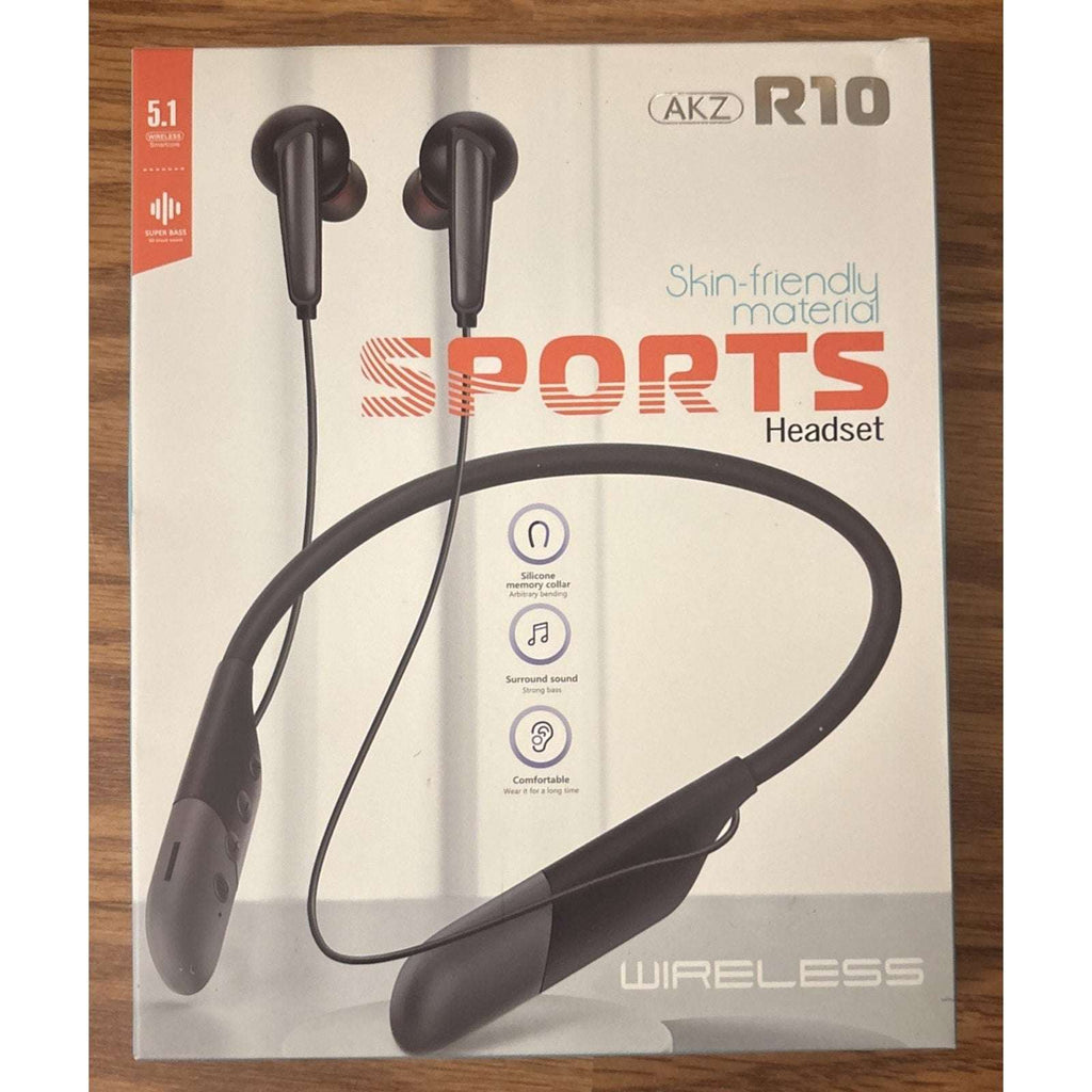 Bluetooth Headphones Neckband, Retractable Headset Wireless Sports Earbuds Noise