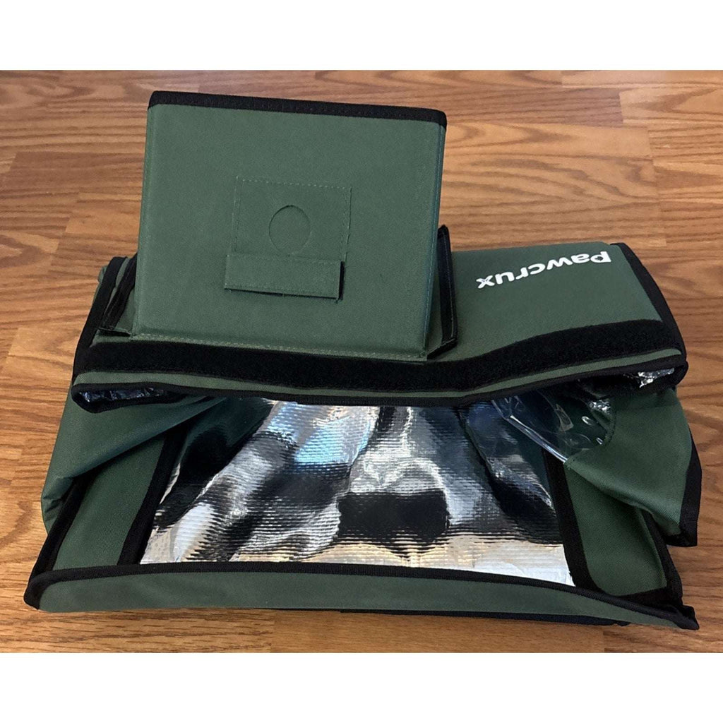 Outdoor Heated Cat House Weatherproof Winter Shelter w/ Escape Door, Heating Pad