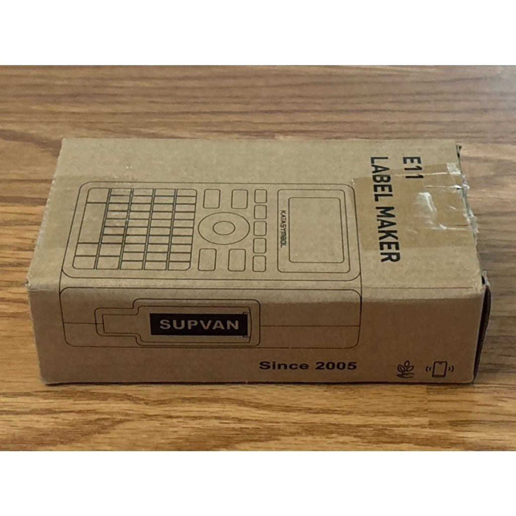 SUPVAN E11 Thermal Inkless Label Maker Bluetooth Keyboard APP Compatible +2 Tape