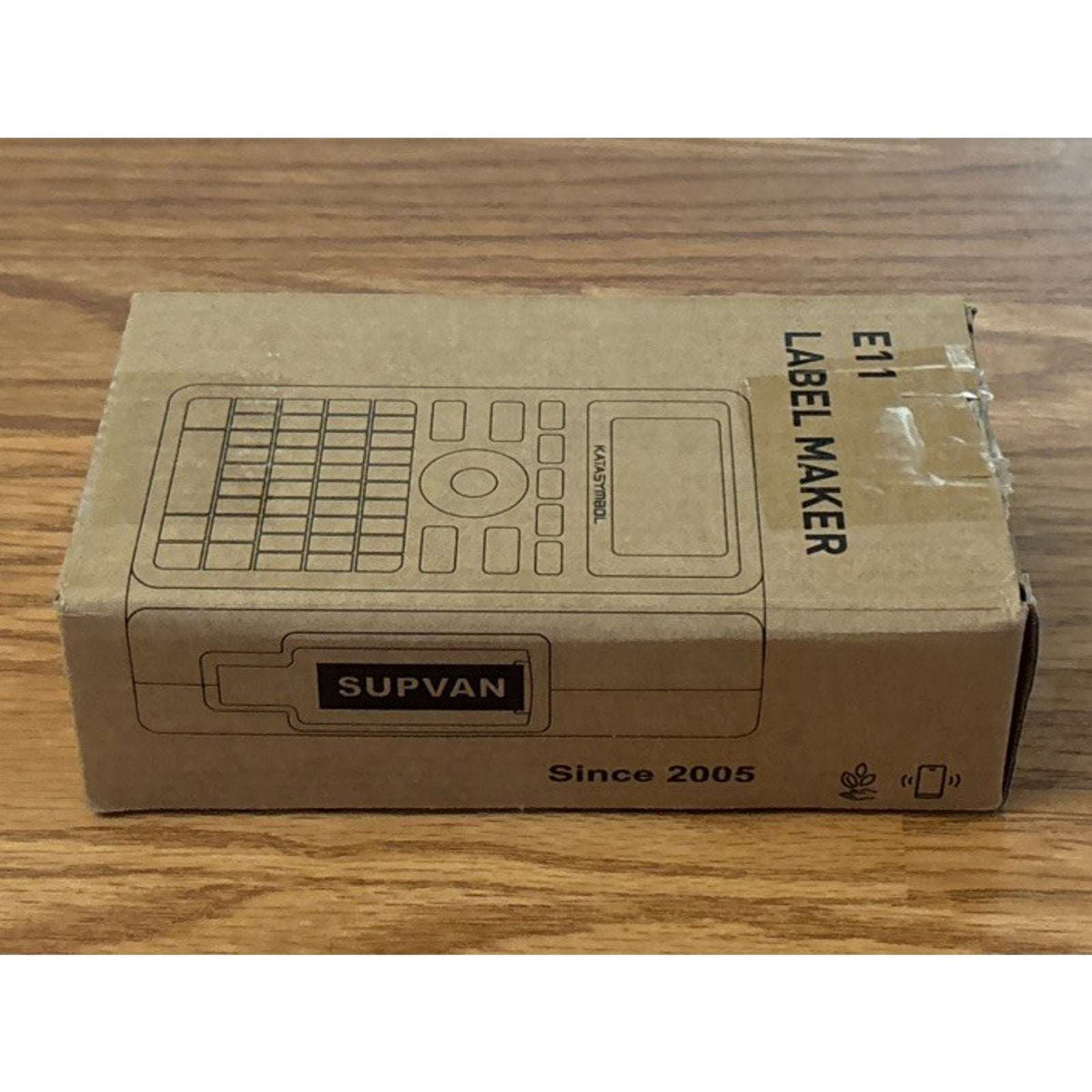 SUPVAN E11 Thermal Inkless Label Maker Bluetooth Keyboard APP Compatible +2 Tape