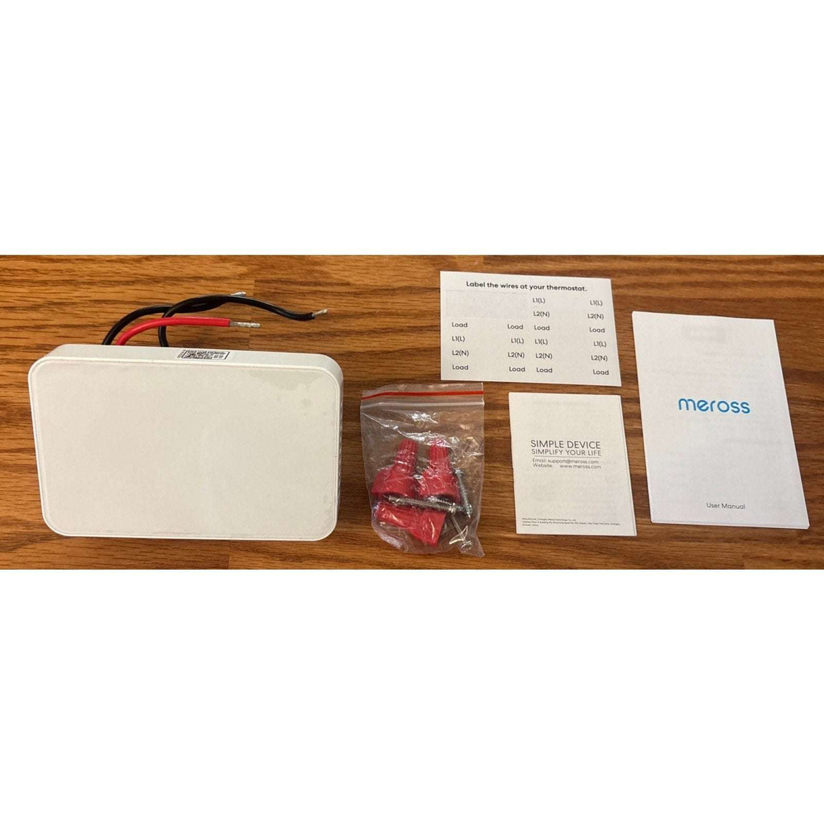 meross Smart Wi-Fi Thermostat for Electric Baseboard and in-Wall Heaters MTS200