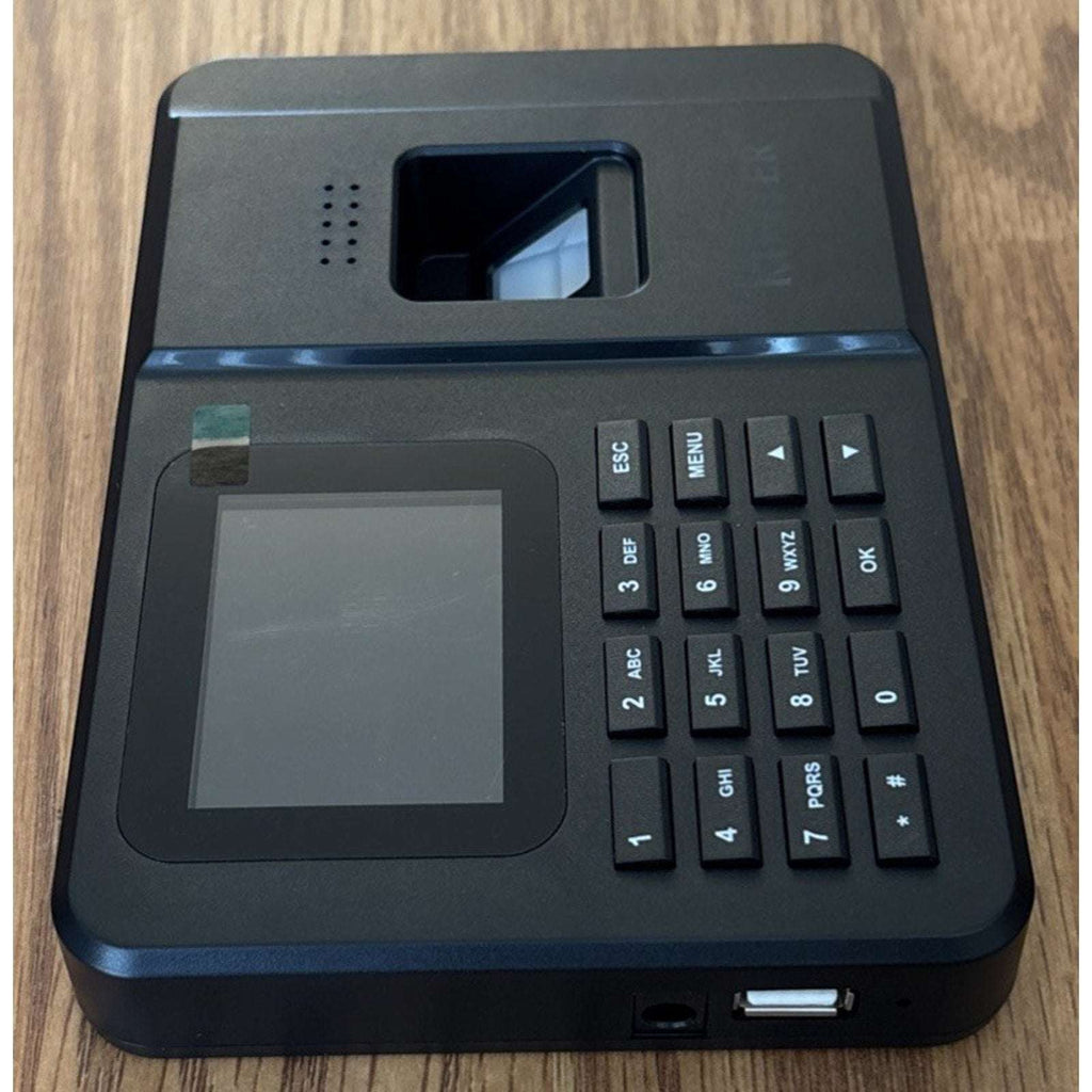 KUIIYER 2in1 Biometric Time Clock Employees Small Business Fingerprint Password