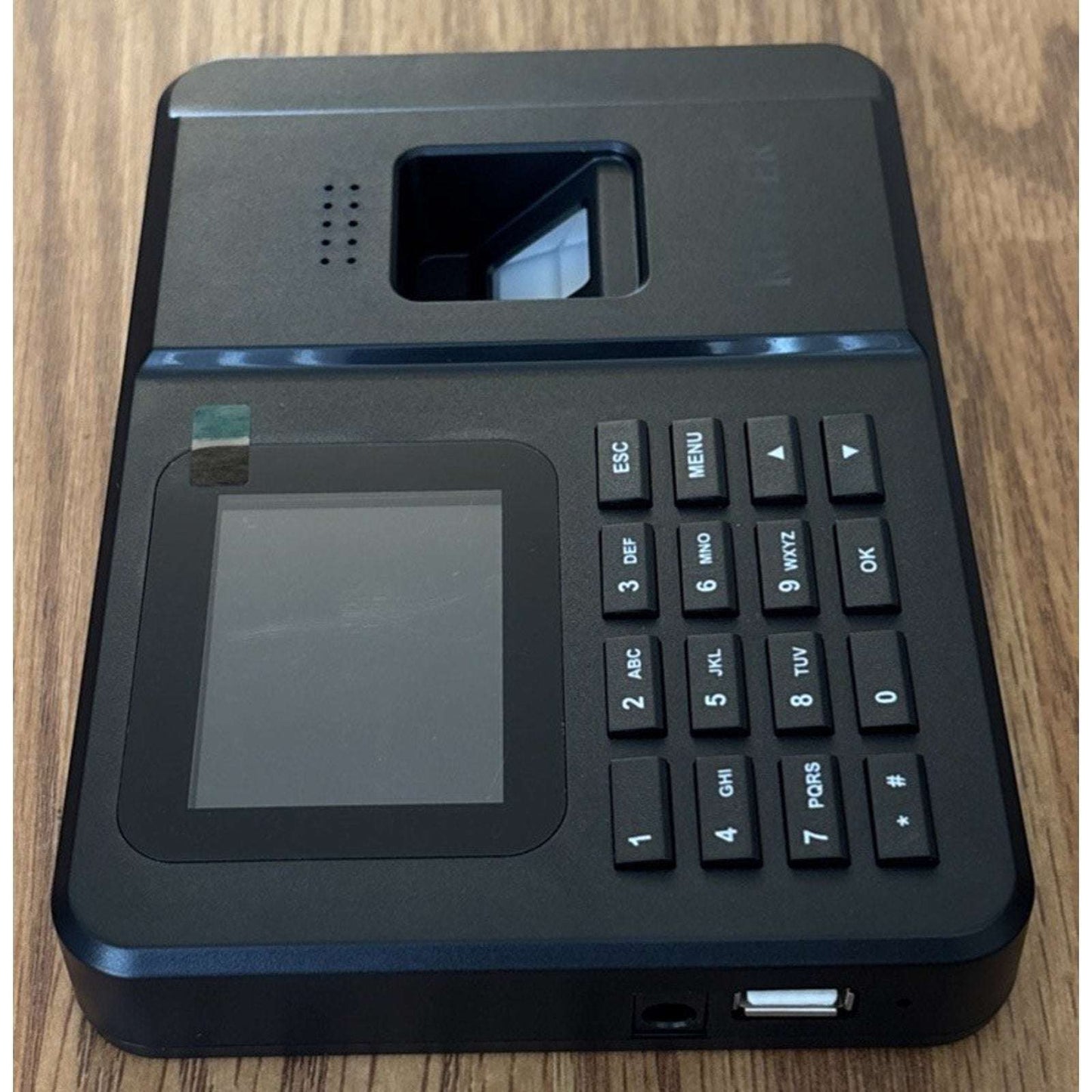 KUIIYER 2in1 Biometric Time Clock Employees Small Business Fingerprint Password