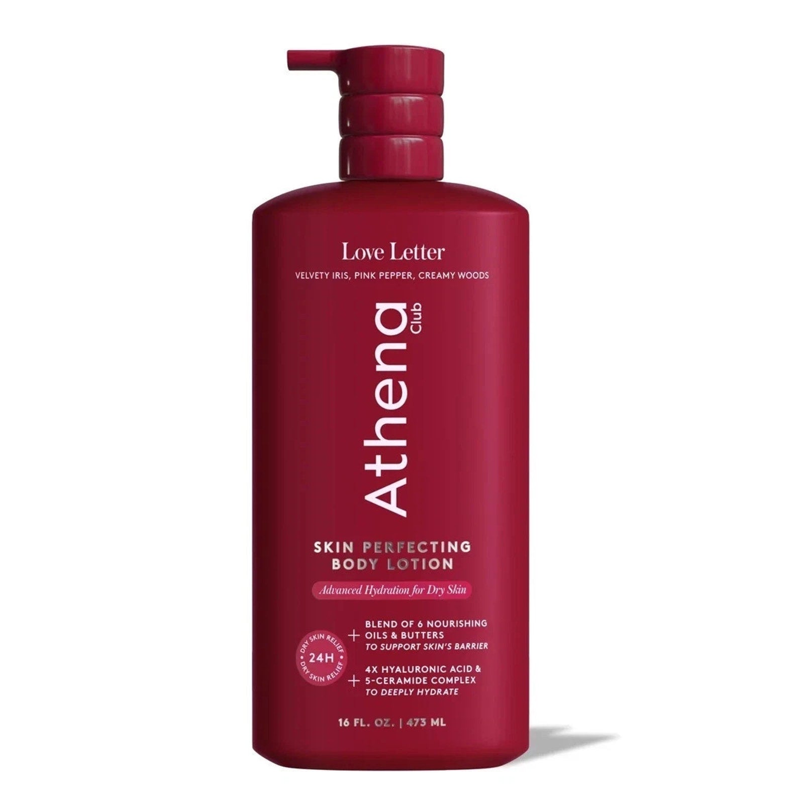 Athena Club Skin Perfecting Body Lotion Love Letter 16floz Pink Pepper, Iris, Wo