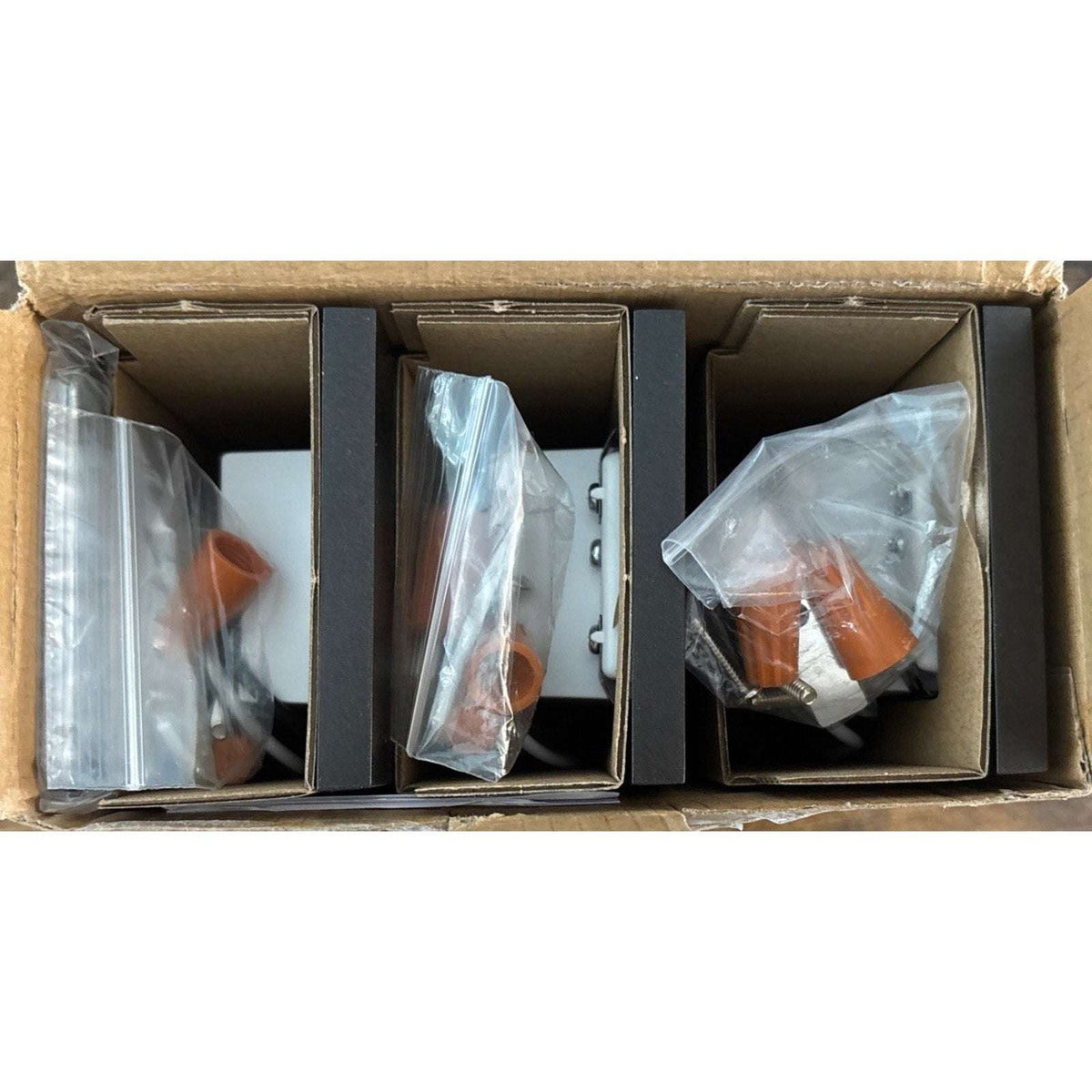 Cloudy Bay Indoor/Outdoor LED 120V Step Light 3w CR190 Dimmable 3 Pack Bronze