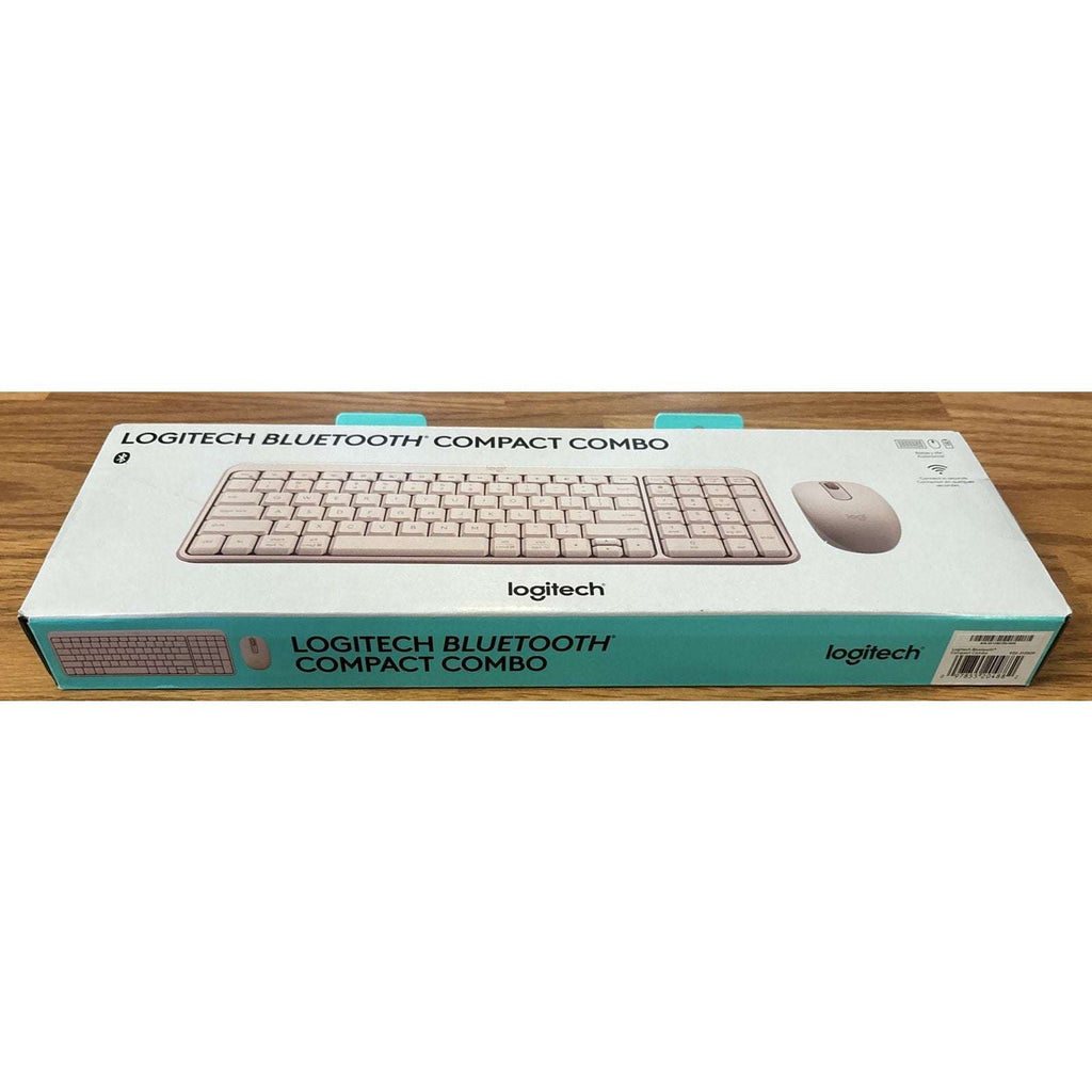Logitech Compact Bluetooth Keyboard & Mouse Combo - Rose Pink 920-013509