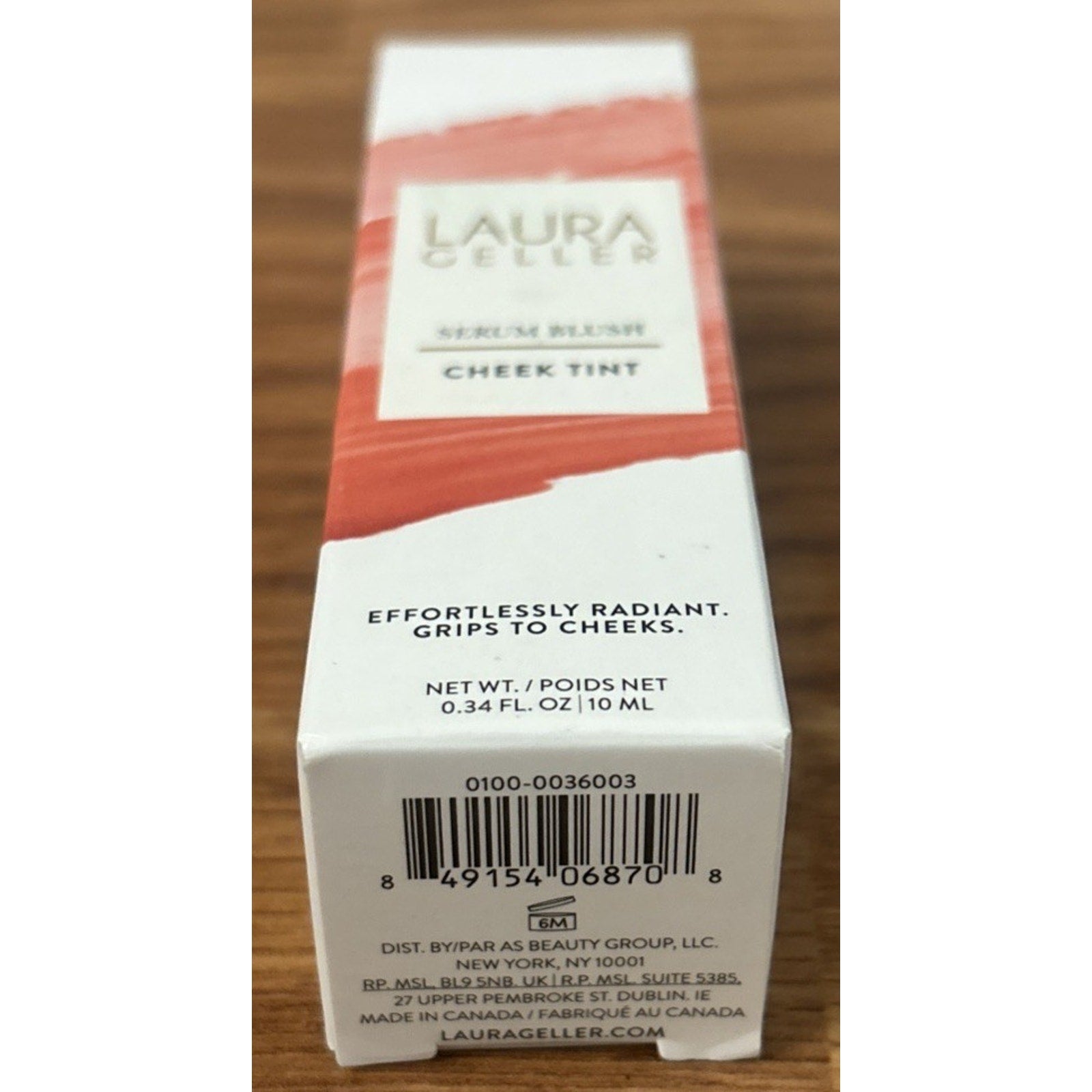 Laura Geller Serum Blush Weightless Cheek Tint (Poppy Peach) 0.34oz / 10ml New