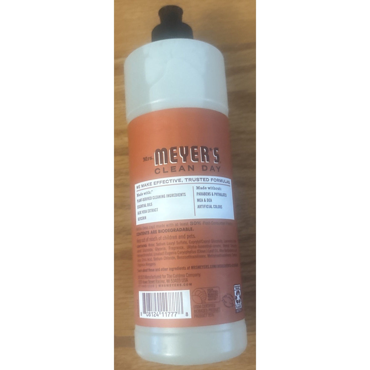 6 Bottles Mrs. Meyer’s Clean Day Fall Leaves Dish Soap Limited Edition 16oz Each