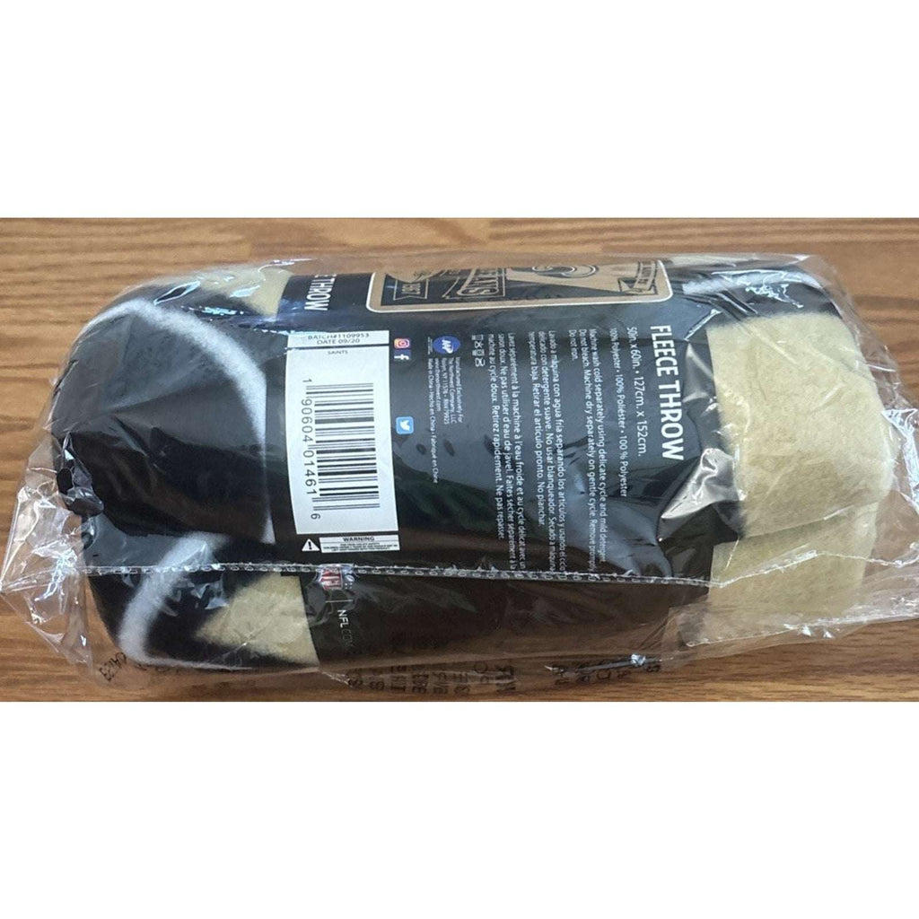 New Orleans Saints Stadium Blanket Fleece Throw Soft Marque NFL Licensed New