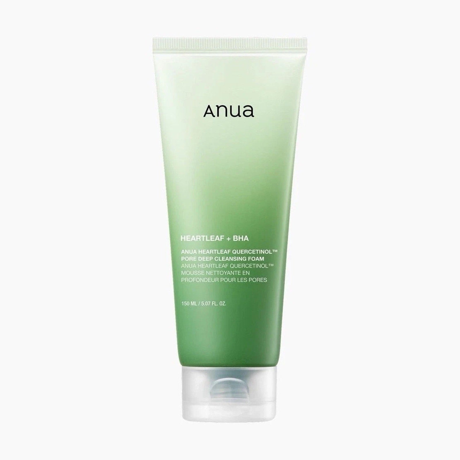 3 x Anua Heartleaf BHA Deep Cleansing Foam Cleanser for Clogged Pores 150ml
