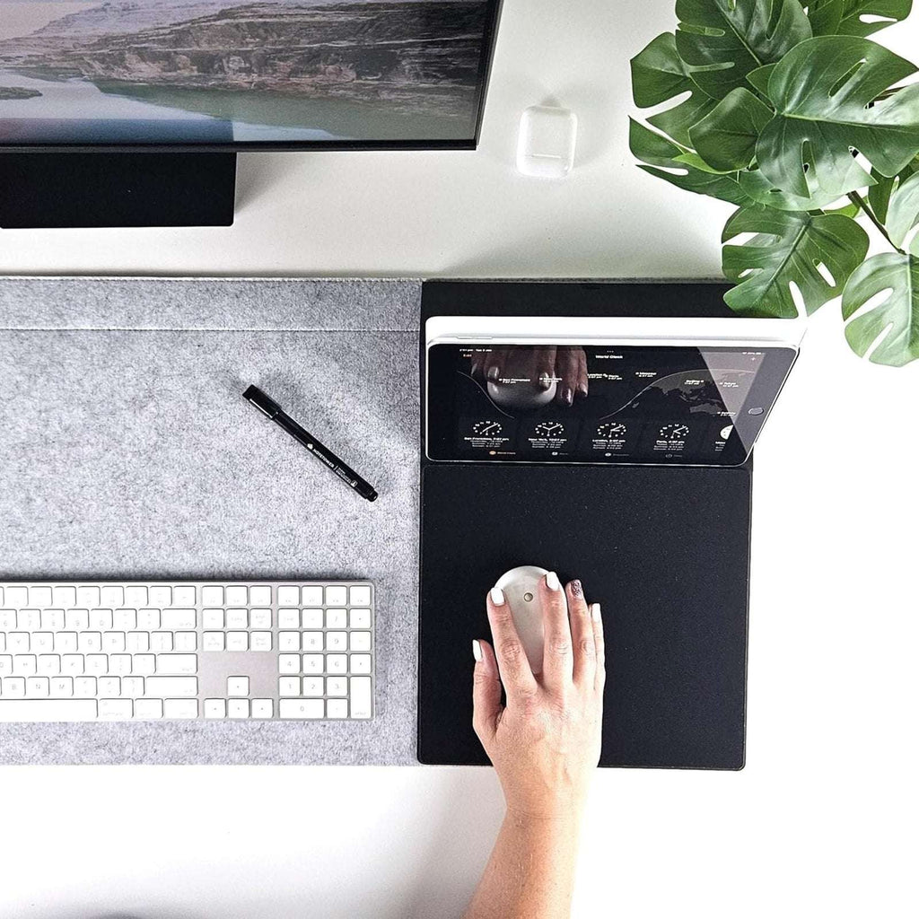 Mousepad w/ Dry Erase Whiteboard/Tablet/Phone Stand Manage To-Do List Take Notes