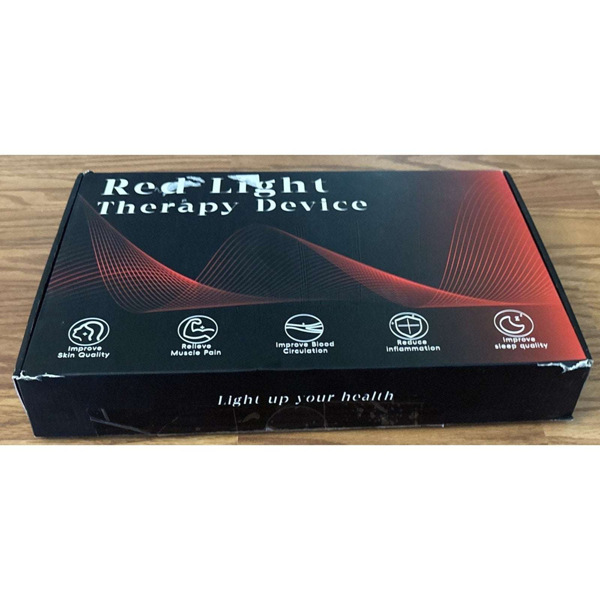 SAVILER Red Light Therapy Panel w/ Stand 160 LED 660nm 850nm Near Infrared READ!
