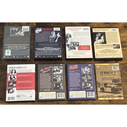 8 DVDs 11 Films Humphrey Bogart Casablanca, The Big Sleep Greta Garbo Ninotchka+