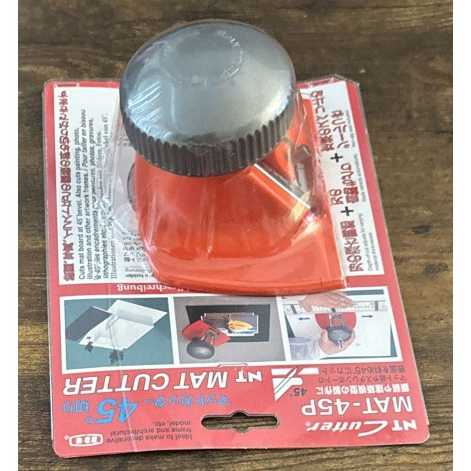 NT Professional 45° Bevel Mat Board Cutter MAT-45P Aluminum Die-Cast Grip Japan