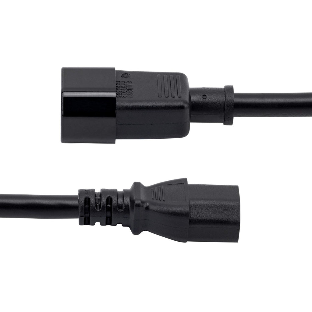 5PC StarTech.com AC Power Cord Extension IEC 60320 C14 to C13 14AWG 15A 125V 3ft