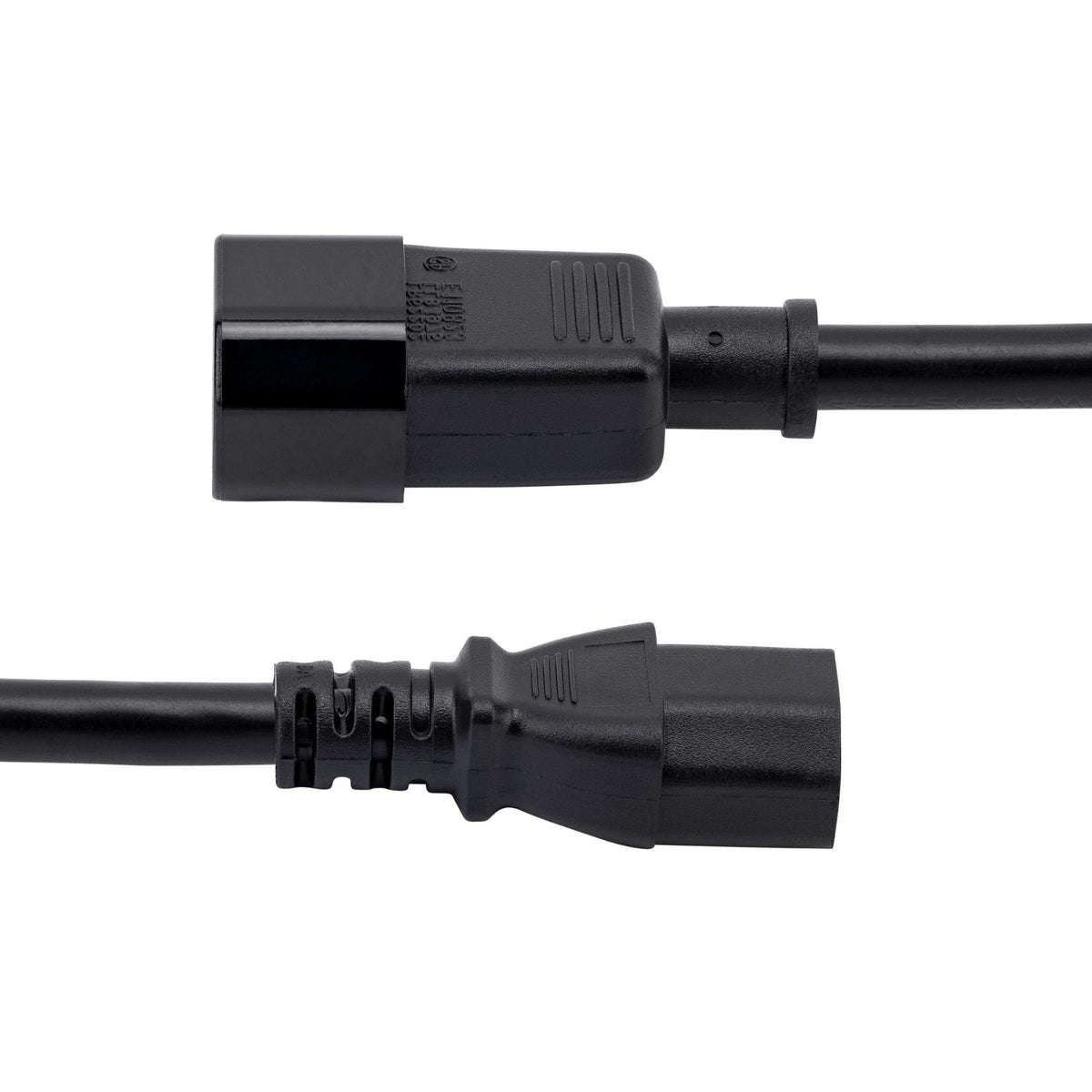 5PC StarTech.com AC Power Cord Extension IEC 60320 C14 to C13 14AWG 15A 125V 3ft